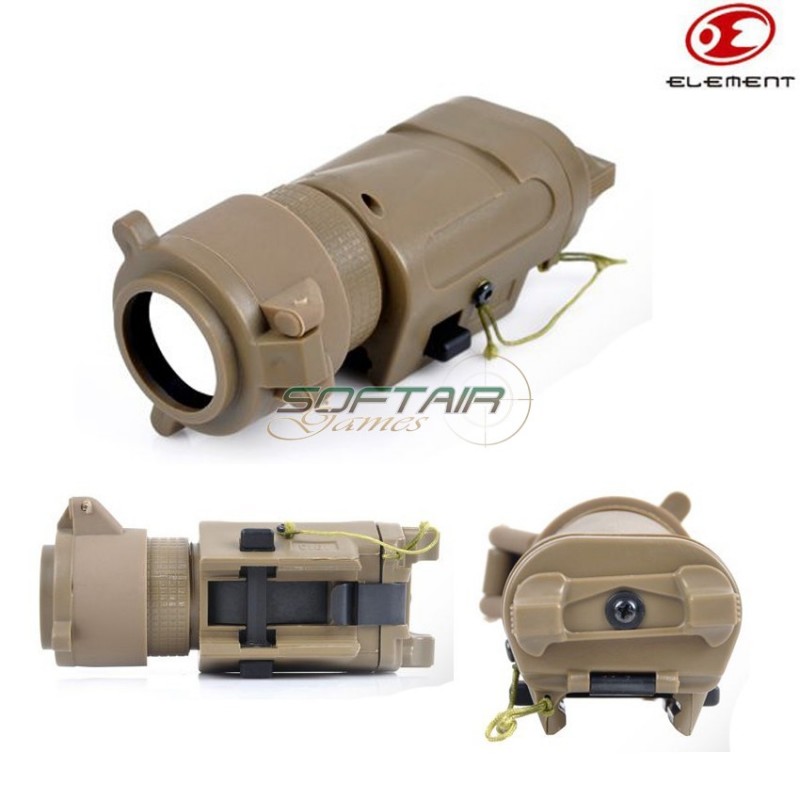 Torcia M3x Tactical Illuminator Short Type Dark Earth Element (ex185-de)