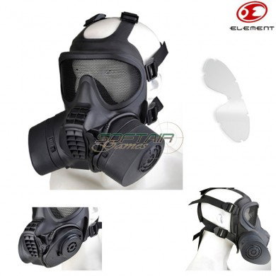 Maschera Ventilata Scott Gsr Facepiece Black Element (ex337-bk)