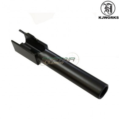 G23 Metal Outer Barrel Black Kjworks (kjw-001007)