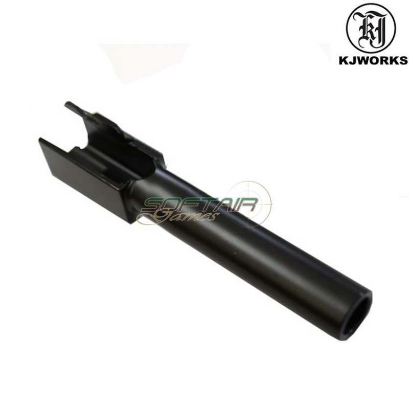G23 Outer Barrel In Metallo Black Kjworks (kjw-001007)