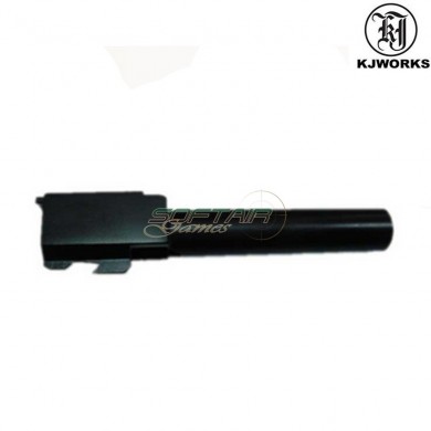 Metal Outer Barrel G232c Black Kjworks (kjw-outer-g32c)