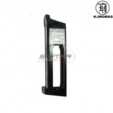 Co2 Magazine For Pistol Kp07/m1911 Version 2 Black Kjworks (kjw-017554/685005)