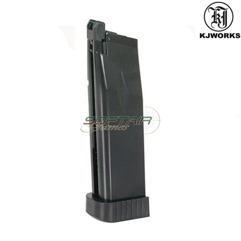Co2 Magazine For Pistol Kp08 Black Kjworks (kjw-239006)