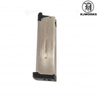 Caricatore Gas Per Pistola Hi-capa Kp07 Silver Kjworks (kjw-001061)
