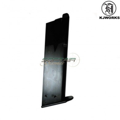 Gas Magazine For Pistol Cz75 Kp09 Black Kjworks (kjw-mag-gas-kp9)