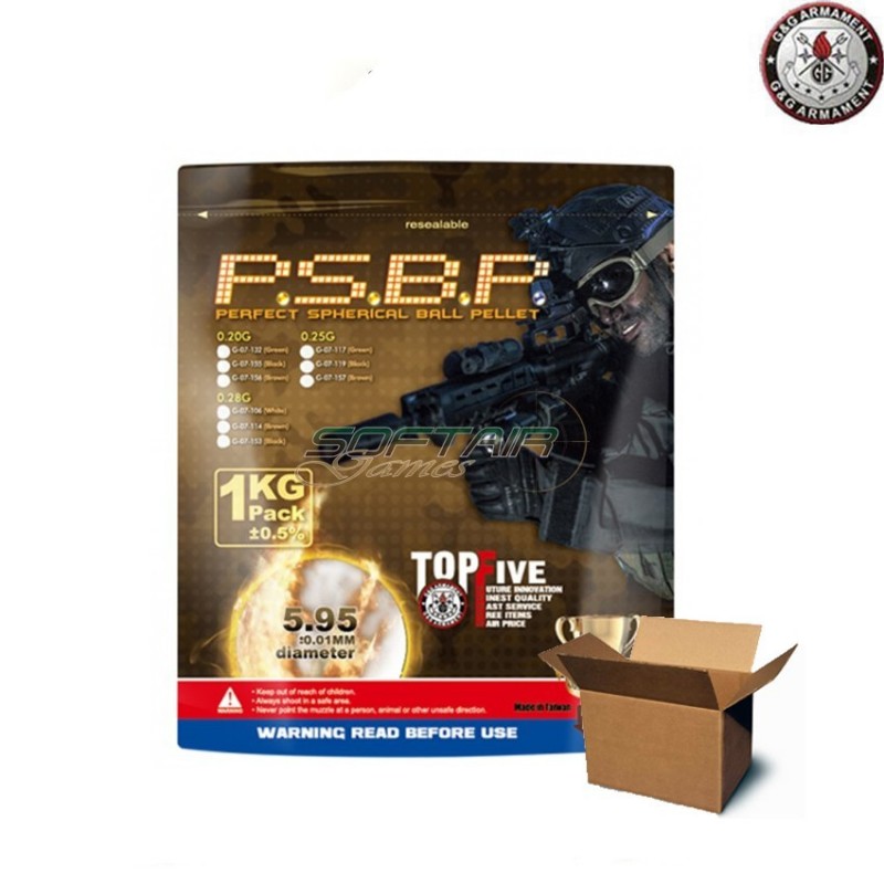 Box 12 Packages Perfect Green Bb 0.20gr G&g (gg-07132-cart)