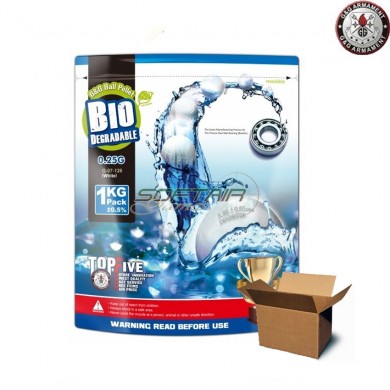 Cartone 12 Buste Pallini Bio Natural 0.25gr White G&g (gg-07126-cart)