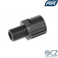 Adattatore Silenziatore Black Da 18mm A 14mm Per Scorpion Evo 3-a1 Asg (asg-17950)
