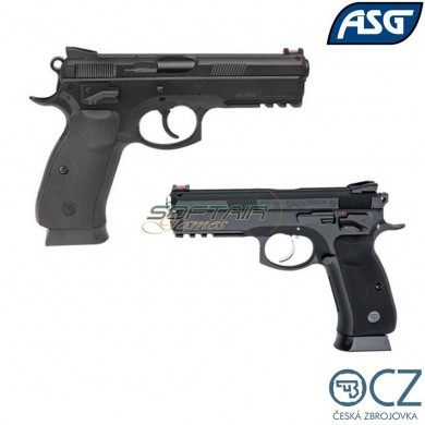 Gas Pistol Black Cz Sp-01 Shadow Asg (asg-18409)
