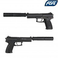 Gas Mk23 Special Operation Black Pistol Asg (asg-14763)