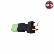 Adapter Short T-plug Male To Female Mini Tamiya Gun Five (gf-dc55)