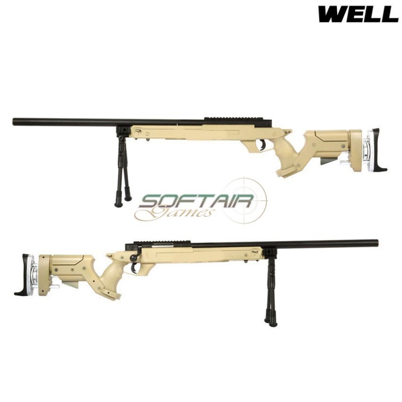 Fucile A Molla L96 Mauser Tactical Karabiner Sniper Tan Well (mb05t)