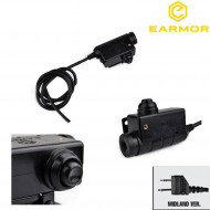 Tactical Black Ptt For Midland Version Earmor (ea-m51-midland)