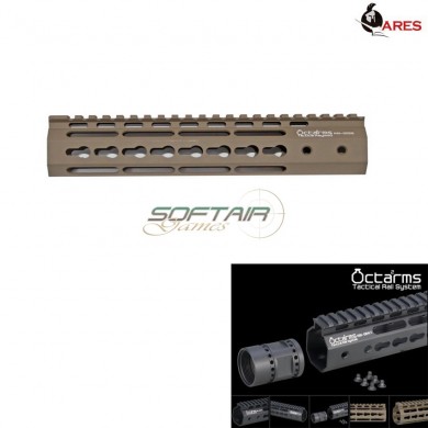 Keymod System 10 Pollici Handguard Set Dark Earth Octarms Ares (ar-km-004s-de)