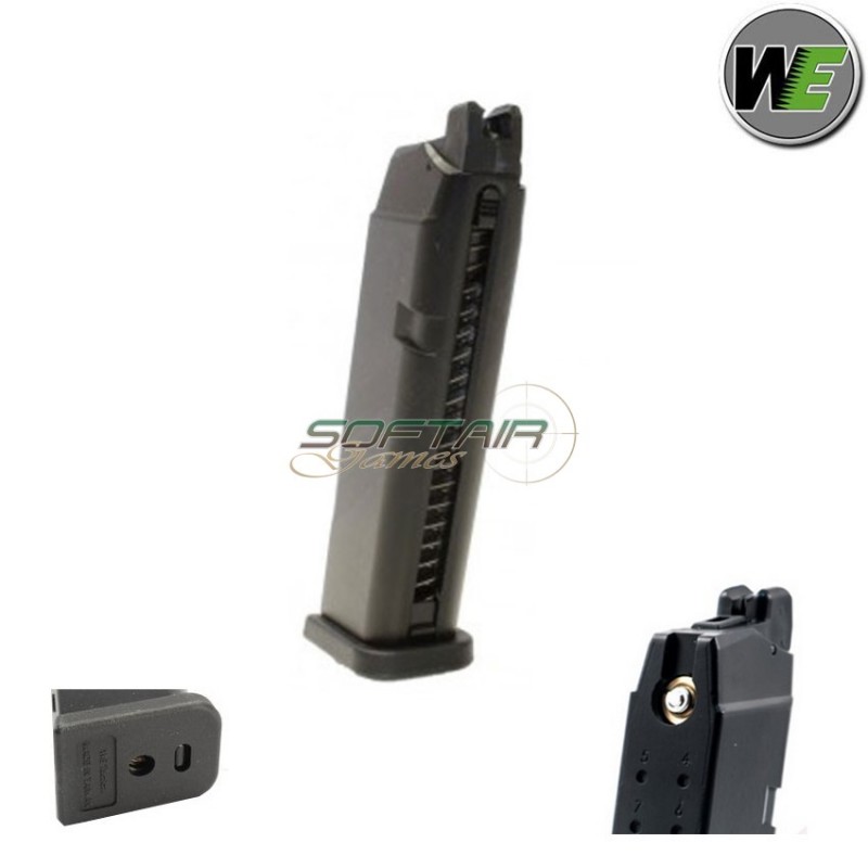 Caricatore A Gas 25bb Per Glock G17/g18/g19/g33 We (we-we00463/we00106)
