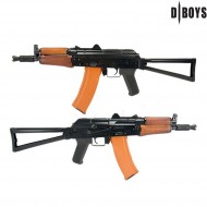 Electric Rifle Aks74u Full Metal & Wood Dboys (by-rk01)