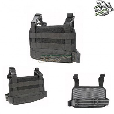 Modular Drop Leg Molle Panel Black Frog Industries® (fi-m51613168-bk)