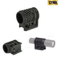 Attacco 20mm Rail Per Torcia/laser Da 1 Pollice Black Cyma (c66)