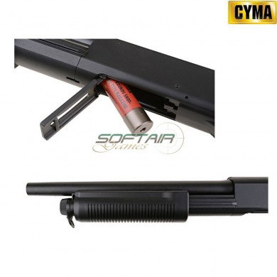 Spring Rifle Shotgun M870 Police Black Cyma (cm-350-bk)