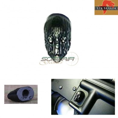 Bottone Sgancio Caricatore Skull Type Black Big Dragon (bd4595bk)