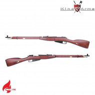 Spring Rifle Mosin Nagant 1891/30 Real Wood Red Fire King Arms (ka-mosin)