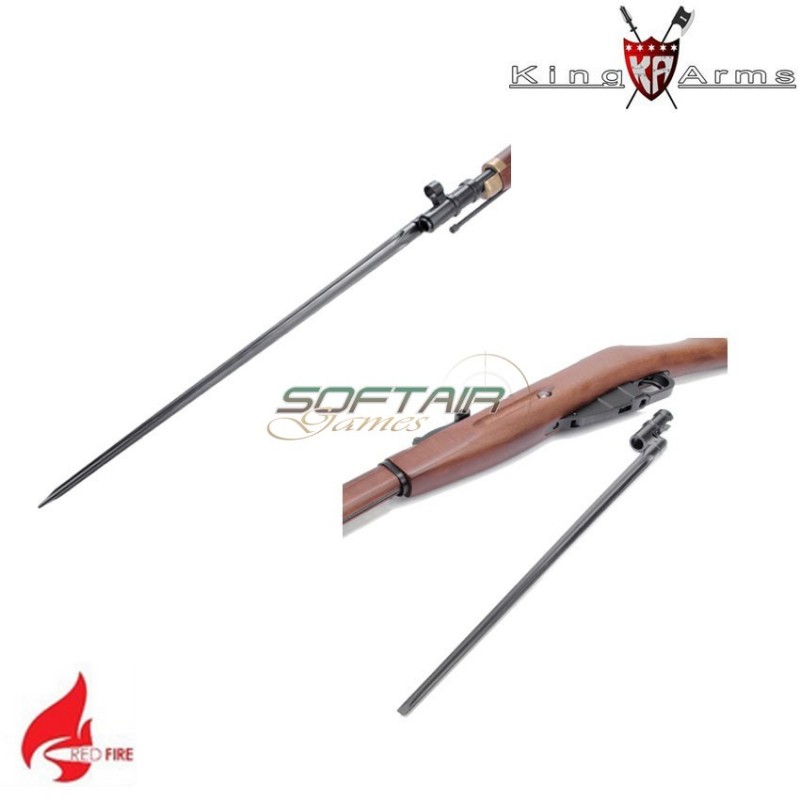 Fucile A Molla Mosin Nagant 1891/30 Real Wood Red Fire King Arms (ka-mosin)