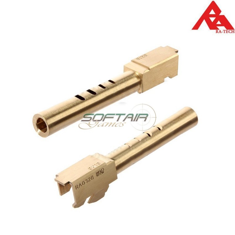 Outer Barrel Cnc Gold Per We G18c Gbb Ra-tech (rt-22)