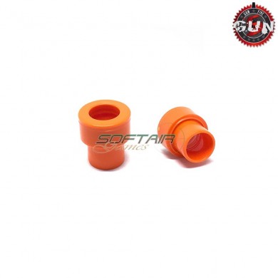 Orange Flash Hider For Pistol Type 1 Gun Five (gf-opf-03)