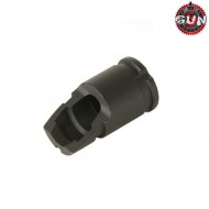 Spegnifiamma In Acciaio Black Ak Type Gun Five (gf-sp1)