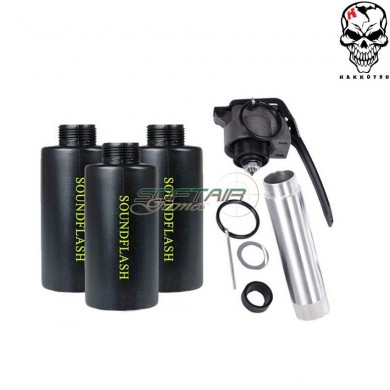 Co2 Grenade Thunder B Sound Flash Set 3pcs Hakkotsu (hako-tb07)