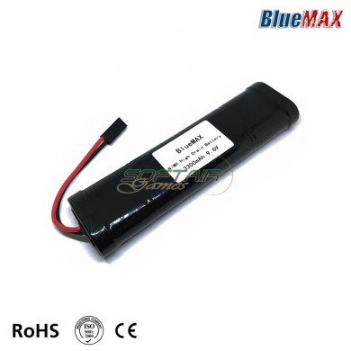 Nimh Battery Mini Tamiya Connector 9.6v X 3300mah Large Type Bluemax-power® (bmp-9.6x3300-large)