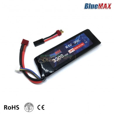 Batteria Lipo Connettore Mini Tamiya 11.1v X 3300mah 35c Large Type Bluemax-power® (bmp-11.1x3300-large)