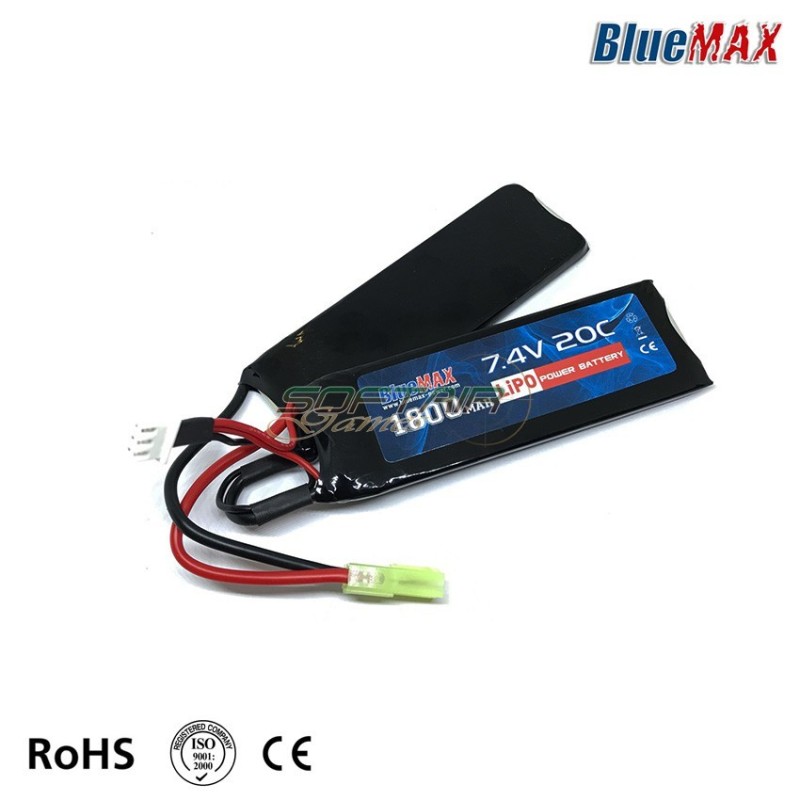 Lipo Battery Mini Tamiya Connector 7.4v X 1800mah 20c