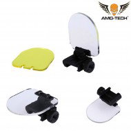 Protezione Ottica/dot/torcia Folding Lens Black Amo-tech® (amt-2964-bk)