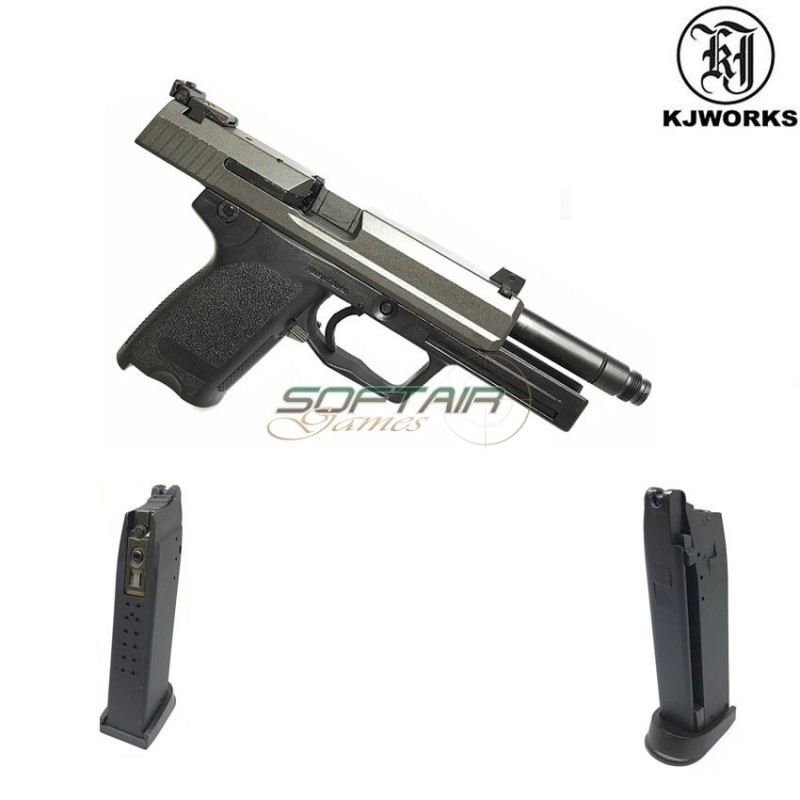 Pistola A Gas St8 Black Kjworks (kjw-st8-gbb)
