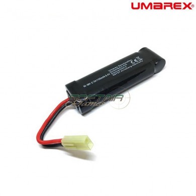 Batteria Nimh Connettore Mini Tamiya 8.4v X 1100mah Mini Type Umarex (um-8.4x1100-mini)
