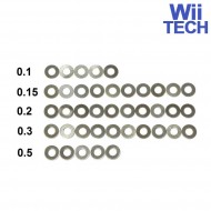 Set Spessori In Acciaio Wii Tech (wt-1050)