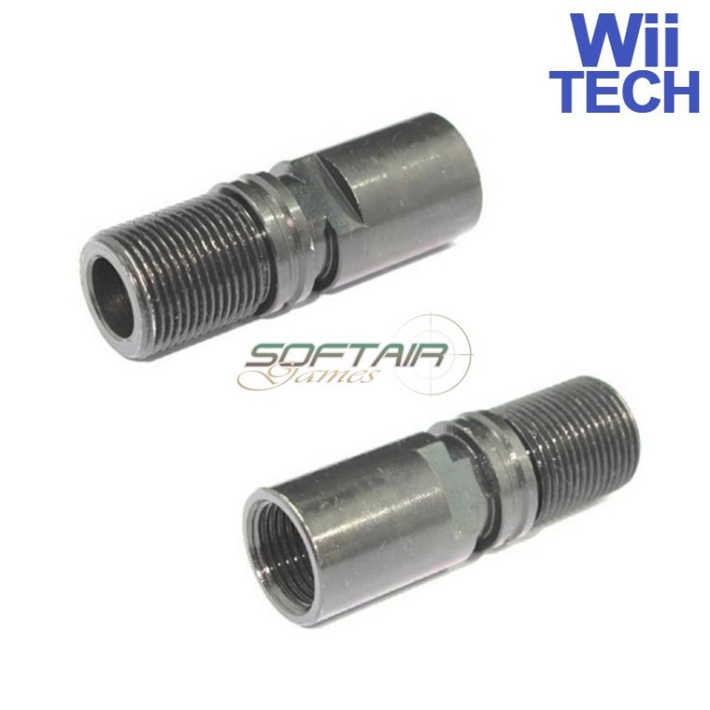14 Cw Barrel Adapter For Mp7 Tokyo Marui Wii Tech (wt-2006)