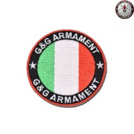 Patch Embroidered Italy Round G&g (gg-patch-ita)