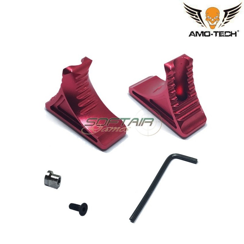 Keymod Grip Bi-directional Stop Rs Kave Red Amo-tech® (amt-1371-re)