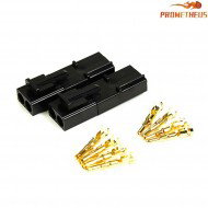 Set 2 Pairs Connectors Eg Gold Large Tamiya Prometheus (pr-580172)