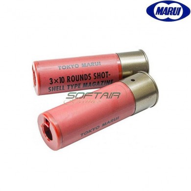 Set 2 Pieces Shot Shell 30bb For M3/spas12/m870 Red Tokyo Marui (tm-133977)