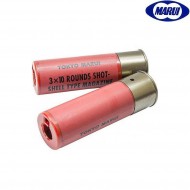 Set 2 Pieces Shot Shell 30bb For M3/spas12/m870 Red Tokyo Marui (tm-133977)