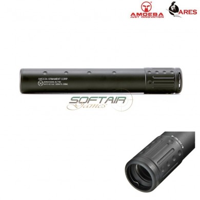 Silencer Suond Supressor For Msr/scar Type 14cw Ares Amoeba (ar-amsili)