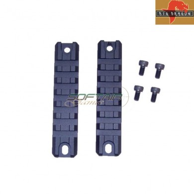 Aluminum Rails Pairs Black Big Dragon (bd0282)