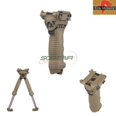 Grip Bipod T-pod G2 Fd Type Dark Earth Big Dragon (bd8615t)
