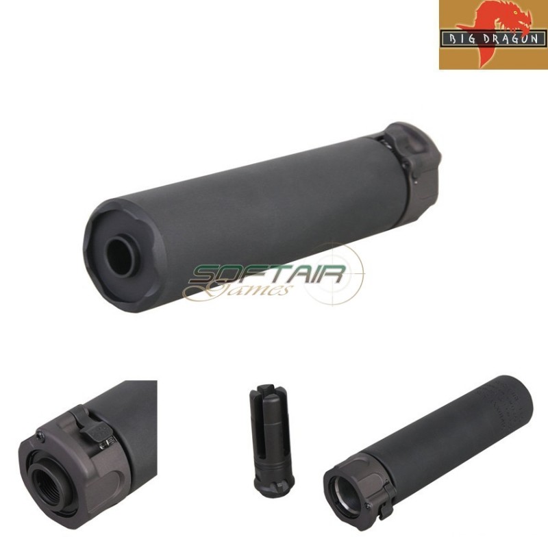 Silenziatore Socm 2 Long 556 Style Black Big Dragon (bd0509lb)