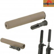 Silenziatore Aac M4/spr Deluxe Style Dark Earth Big Dragon (bd0502a)