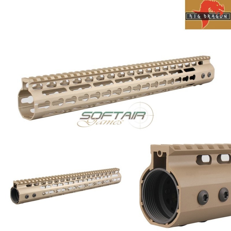 Keymod System Noveske Style 15" Dark Earth Aeg Big Dragon (bd3785a)