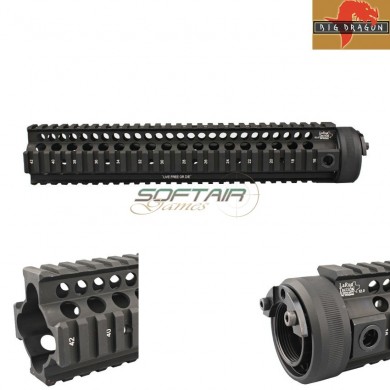 Ris Cnc Larue Style 12" Rail Black Big Dragon (bd3718)